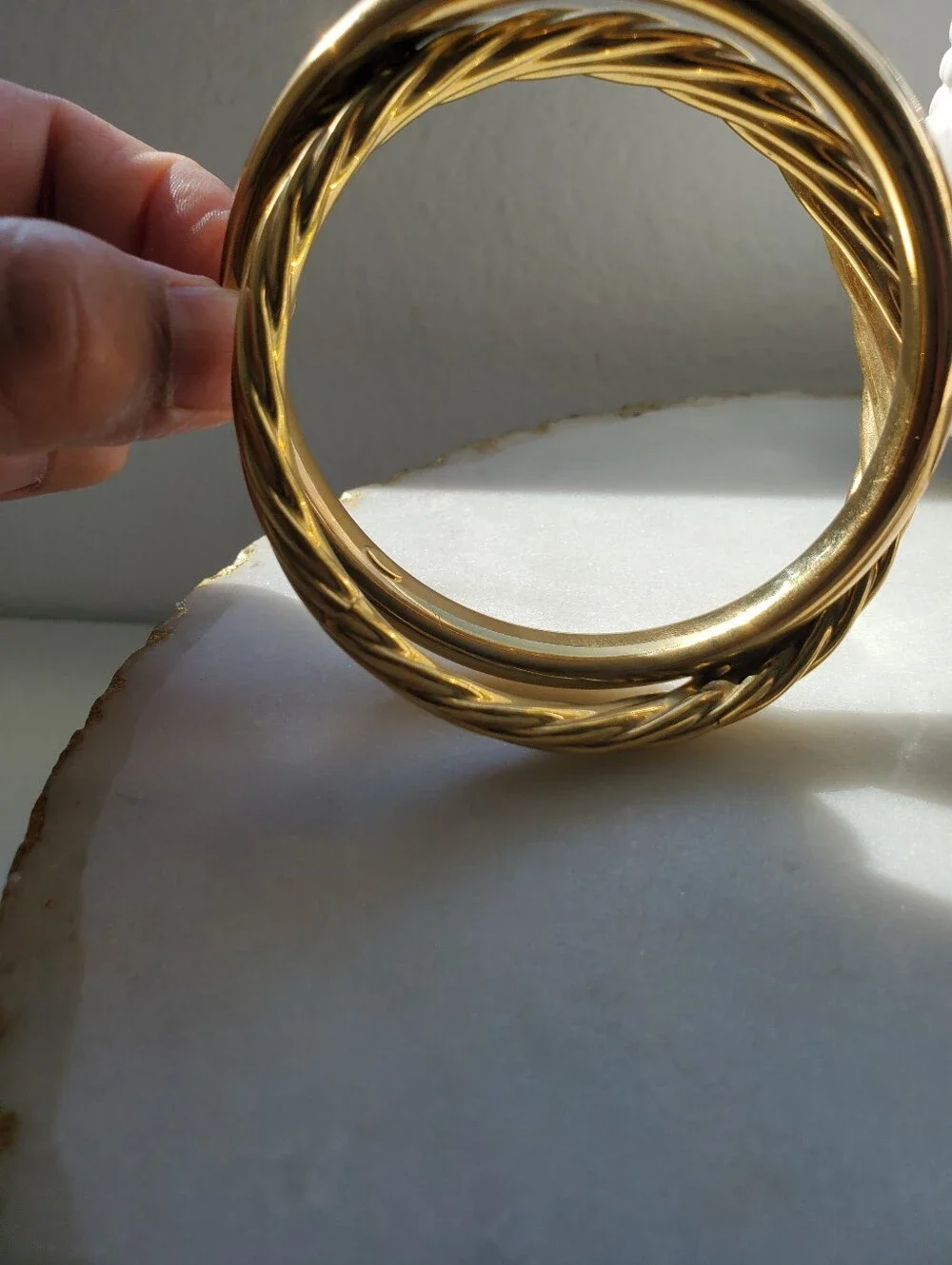Bellezza ITALY Twist Bangle Bracelet